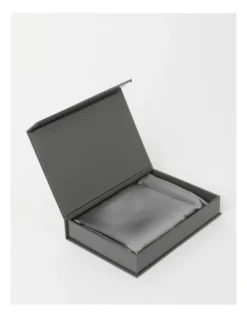 Heritage Luxe Silk Pillowcase In Charc