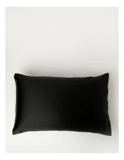 Heritage Luxe Silk Pillowcase In Black 7 Heritage Luxe Silk Pillowcase In Black -Home Bedding Shop 653987980 877469770 3 720x928