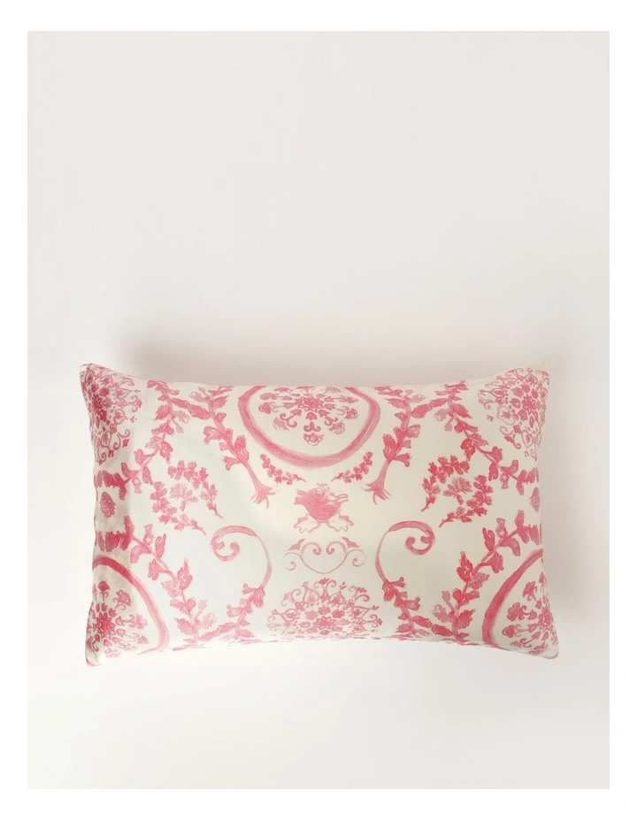Heritage Luxe Silk Pillowcase In Rose 5 Heritage Luxe Silk Pillowcase In Rose - Image 3
