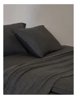 Calvin Klein Modern Cotton Harrison Quilt Cover In Charcoal -Home Bedding Shop 710870410 710856910 3 1 720x928