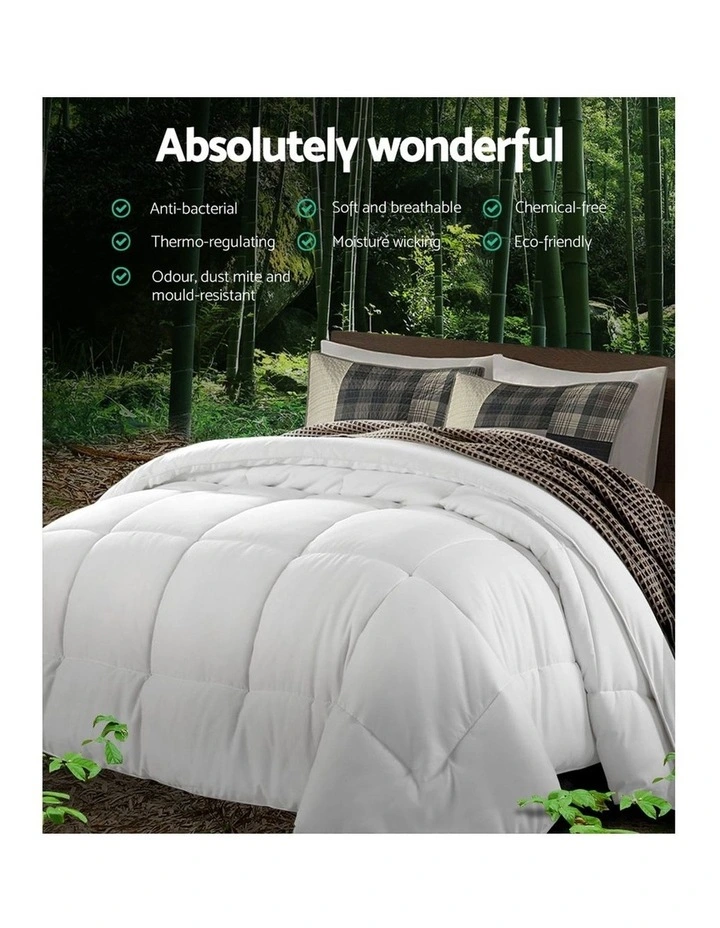 Microfiber Microfibre Bamboo Quilt Winter Duvet Doona 6 Microfiber Microfibre Bamboo Quilt Winter Duvet Doona - Image 4