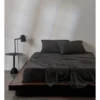 Calvin Klein Modern Cotton Harrison Sheeting In Charcoal 2 Calvin Klein Modern Cotton Harrison Sheeting In Charcoal -Home Bedding Shop 771590800 771590620 1 1 720x928