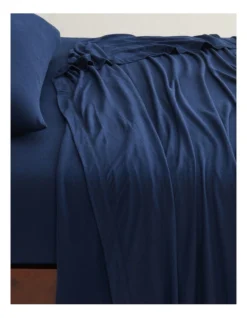Calvin Klein Modern Cotton Harrison Sheeting In Heather Midnight 11 Calvin Klein Modern Cotton Harrison Sheeting In Heather Midnight -Home Bedding Shop 771590800 881780140 4 1 720x928