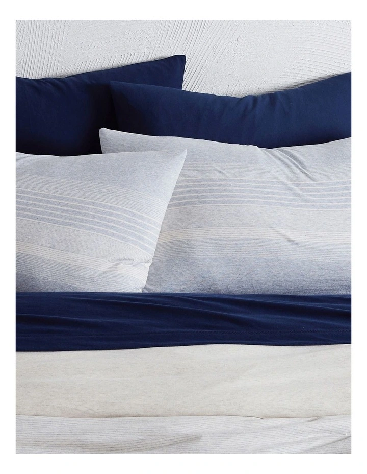 Calvin Klein Modern Cotton Harrison Sheeting In Heather Midnight 7 Calvin Klein Modern Cotton Harrison Sheeting In Heather Midnight - Image 5