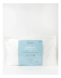 Heritage Everyday Medium Support Pillow 2 Pack