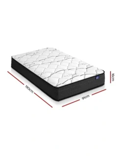 Single Size Mattress Bed Medium Firm Foam Bonnell Spring 16cm -Home Bedding Shop 780381010 2 720x928