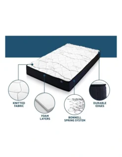 Single Size Mattress Bed Medium Firm Foam Bonnell Spring 16cm -Home Bedding Shop 780381010 4 720x928