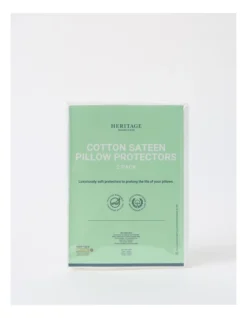 Heritage Cotton Pillow Protector 2 Pack