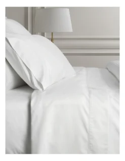 Hotel Weight Luxury 1000TC Sheet Set In Snow