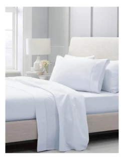 Hotel-Weight Luxury 1000TC Sheet Set In Soft Blue -Home Bedding Shop 787422520 2 720x928