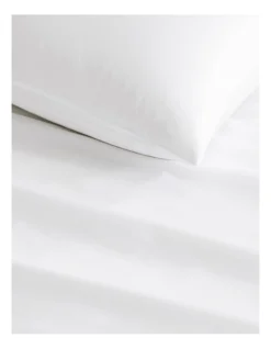 TENCEL Lyocell Fibre & Cotton Sheet Set In White -Home Bedding Shop 791135560 2 720x928