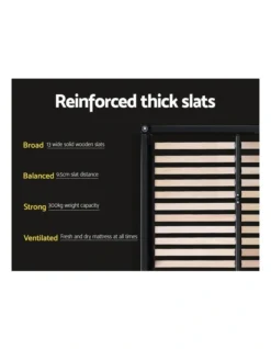 Double Size Fabric Bed Frame Headboard Grey -Home Bedding Shop 795723220 5 720x928