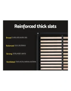 Queen Size Wooden Upholstered Bed Frame Headborad Grey -Home Bedding Shop 795723940 4 720x928