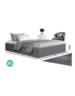 King Single Size Gas Lift Bed Frame Base With Storage Fabric 9 King Single Size Gas Lift Bed Frame Base With Storage Fabric -Home Bedding Shop 795728170 2 720x928