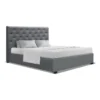 Double Full Size Gas Lift Bed Frame Base With Storage Mattress Grey Fabric VILA -Home Bedding Shop 795730960 1 720x928