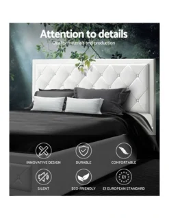 TIYO Queen Size Gas Lift Bed Frame Base With Storage Mattress White Leather 10 TIYO Queen Size Gas Lift Bed Frame Base With Storage Mattress White Leather -Home Bedding Shop 795734740 3 720x928