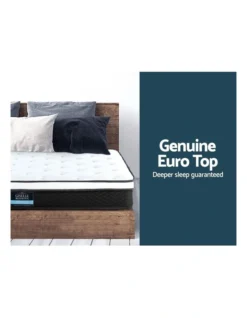 Queen Size Mattress Euro Top Bed Bonnell Spring Foam 21Cm -Home Bedding Shop 795826810 4 720x928