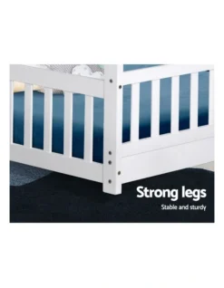 Wooden Bed Frame Single Size Timber Mattress Base Pine Platform White ROCK -Home Bedding Shop 795850840 5 720x928