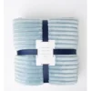 Heritage Chunky Rib Mink Blanket In Pale Blue -Home Bedding Shop 800097490 871869250 1 1 720x928