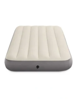 Intex Dura-Beam Single High Airbed Single Beige