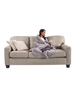 Feel Perfect Sherpa Fleece Heated Throw Blankets -Home Bedding Shop 814451950 3 720x928