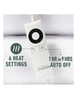 Sleep Perfect Wool Fleece Electric Blanket King In White -Home Bedding Shop 814480390 5 720x928