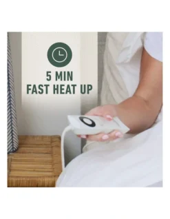 Sleep Perfect Wool Fleece Electric Blanket King In White -Home Bedding Shop 814480390 6 720x928