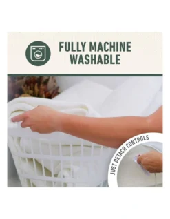 Sleep Perfect Wool Fleece Electric Blanket King In White -Home Bedding Shop 814480390 7 720x928