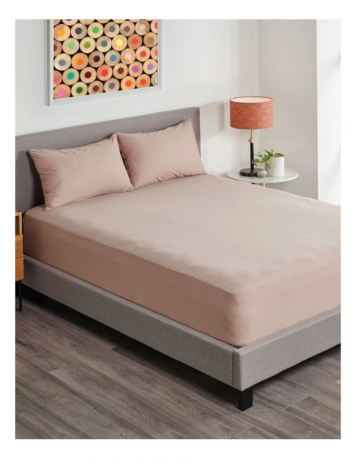 Nature's Sleep Cosmetic TENCEL Fitted Sheet Set In Latte 3 Nature's Sleep Cosmetic TENCEL Fitted Sheet Set In Latte