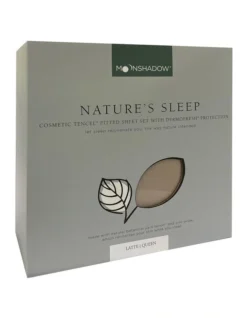 Nature's Sleep Cosmetic TENCEL Fitted Sheet Set In Latte 8 Nature's Sleep Cosmetic TENCEL Fitted Sheet Set In Latte -Home Bedding Shop 816212440 816210820 3 2 720x928