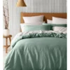 Sandy Cape Washed Belgian Linen Quilt Cover Set Eucalyptus -Home Bedding Shop 832967560 832967920 1 720x928