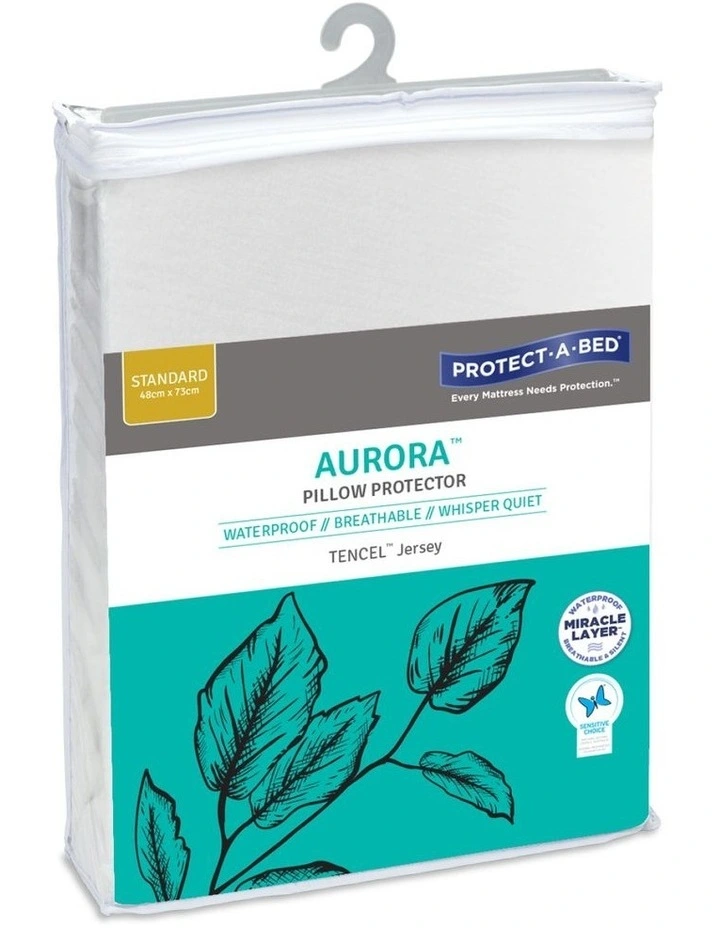 Aurora TENCEL Waterproof Fitted Pillow Protector 3 Aurora TENCEL Waterproof Fitted Pillow Protector