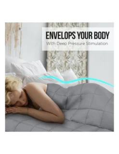 Heavy Weighted Blanket 7kg In Grey -Home Bedding Shop 840049300 5 1 720x928