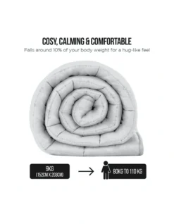 Heavy Weighted Blanket 9kg In White -Home Bedding Shop 840049570 3 1 720x928
