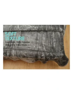 220 X 240cm Mink Blanket Double Sided Queen Soft Plush Bed Faux Throw Rug 800gsm -Home Bedding Shop 840049750 6 720x928
