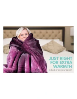 220 X 240cm Mink Blanket Double Sided Queen Soft Plush Bed Faux Throw Rug 800gsm -Home Bedding Shop 840049930 3 720x928