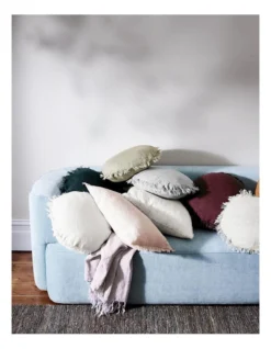 Vintage Linen Fringe Cushion In Shell -Home Bedding Shop 840238300 3 1 720x928