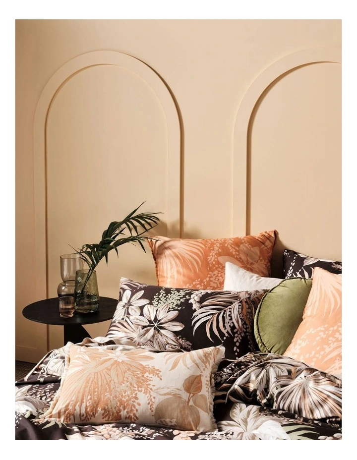 Linen House Harlow Quilt Cover Set Black 4 Linen House Harlow Quilt Cover Set Black - Image 2