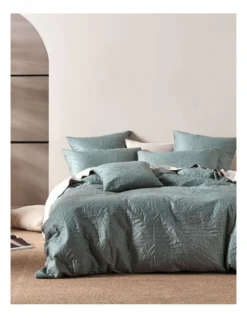 Linen House Isadora Quilt Cover Set Petrol