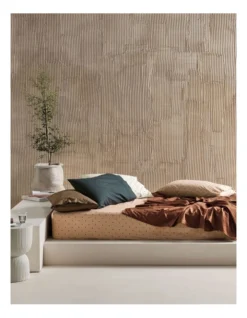 Linen House 250TC Vivienne Sheet Set In Timber -Home Bedding Shop 842034790 842030470 4 720x928