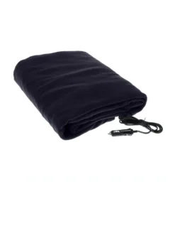 12 Volt Heated Car Blanket Travel Rug Soft Caravan Fleece Electric Throw DC Auto