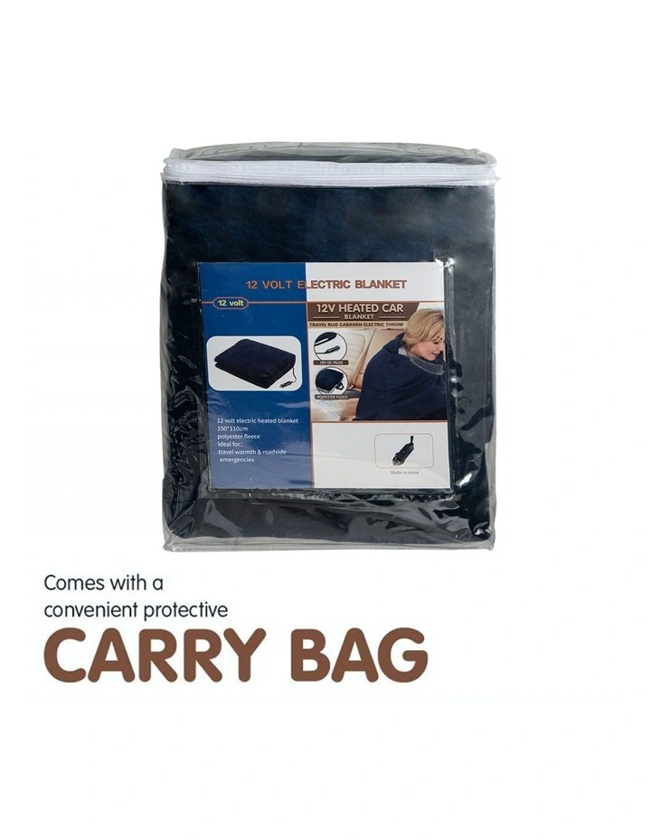 12 Volt Heated Car Blanket Travel Rug Soft Caravan Fleece Electric Throw DC Auto 7 12 Volt Heated Car Blanket Travel Rug Soft Caravan Fleece Electric Throw DC Auto - Image 5