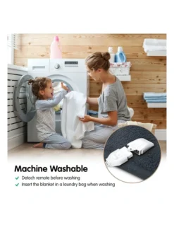 Heated Electric Blanket Throw Rug Coral Warm Fleece Winter Grey -Home Bedding Shop 855666640 5 720x928