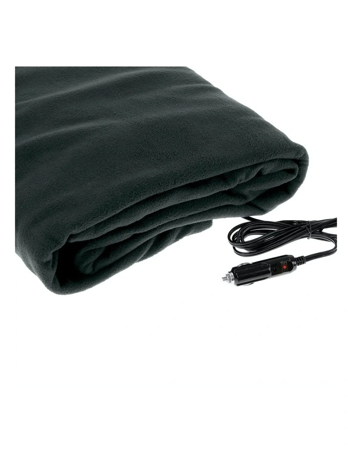 Heated Car Blanket Travel Rug Soft Caravan Fleece Electric Throw 12 Volt Dc Auto Black 3 Heated Car Blanket Travel Rug Soft Caravan Fleece Electric Throw 12 Volt Dc Auto Black