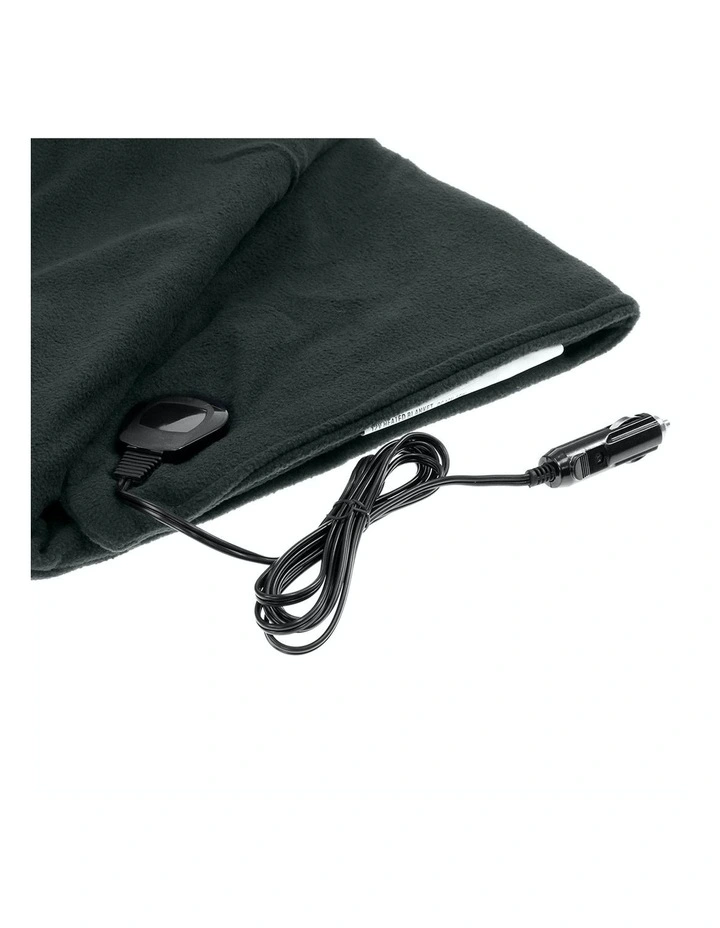 Heated Car Blanket Travel Rug Soft Caravan Fleece Electric Throw 12 Volt Dc Auto Black 5 Heated Car Blanket Travel Rug Soft Caravan Fleece Electric Throw 12 Volt Dc Auto Black - Image 3