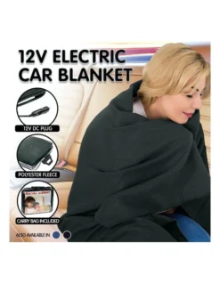 Heated Car Blanket Travel Rug Soft Caravan Fleece Electric Throw 12 Volt Dc Auto Black 14 Heated Car Blanket Travel Rug Soft Caravan Fleece Electric Throw 12 Volt Dc Auto Black -Home Bedding Shop 855666730 6 720x928