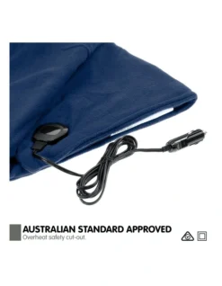Heated Car Blanket Travel Rug Soft Caravan Fleece Electric Throw 12 Volt Dc Auto Navy Blue -Home Bedding Shop 855666820 6 720x928