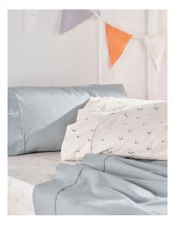 Smiles All Round Sheet Set In Smoke -Home Bedding Shop 856125100 856120420 3 720x928