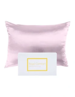 Mulberry Soft Silk Hypoallergenic Pillowcase Twin Pack 51x76cm In Lilac -Home Bedding Shop 865755910 3 1 720x928