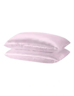 Mulberry Soft Silk Hypoallergenic Pillowcase Twin Pack 51x76cm In Lilac -Home Bedding Shop 865755910 4 1 720x928